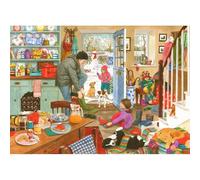 The House of Puzzles - Woolly Hats & Wellies Jigsaw - 1000 Piece Jigsaws For Adults, Artist Illustrated, Scenic Landscape, Deluxe Puzzle Gifts