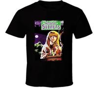 The House of Secrets Comic T Shirt Casual Graphic Short Sleeve Tops Black L