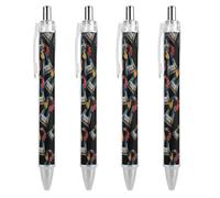 The Housemaid Cute Ballpoint Pens 0.5mm Black 4 PCS