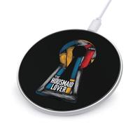The Housemaid Printed Wireless Charger | Round Light Fast Phone Charging Pad with USB Cable