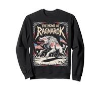 The Howl of Ragnarok Norse Myth Wolf Warrior Viking Saga Sweatshirt