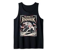 The Howl of Ragnarok Norse Myth Wolf Warrior Viking Saga Tank Top