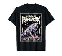 The Howl of Ragnarok Viking Norse Wolf Mythology Warrior T-Shirt