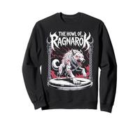 The Howl of Ragnarok Wolf Viking Norse Warrior Myth Saga Sweatshirt