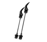The hub is a quick lever durable bicycle skewer aluminum alloy bicycle skewers. Easy to install mountain accessories