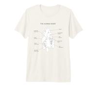 The Human Heart Anatomy Premium T-Shirt