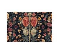 The Human Kidney, The Spine, The Flower 1000 Piece Jigsaw Puzzles For Adults Wooden Puzzles For Adults Gifts Home Decor