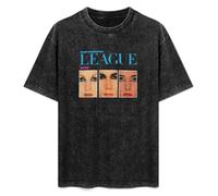 The Human League 'Dare' Washed Round Neck Men Women Tee Shirt Size M Black