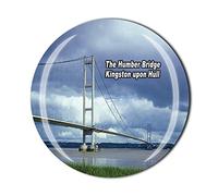 The Humber Bridge Kingston Upon Hull England United Kingdom Fridge Magnet Souvenir Gift Magnetic Sticker