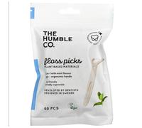 The Humble Co., 2-in-1 Floss Picks, Mint, 50 Picks