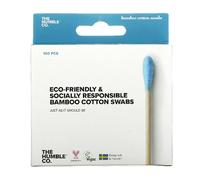 The Humble Co., Bamboo Cotton Swabs, Blue, 100 Swabs