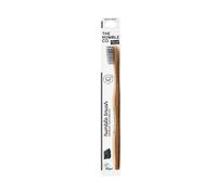 The Humble Co. Bamboo Toothbrush | Charcoal-Infused Soft Bristles | Biodegradable, Eco-Friendly, Vegan for Your Everyday Oral Care, Dentist Approved (1 Pack)