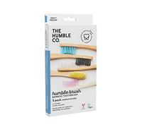 The Humble Co. Bamboo Toothbrush Family Pack (5-p) | Medium Bristles | Biodegradable, Eco-Friendly, Vegan for Your Everyday Oral Care, Dentist Approved