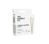 The Humble Co. Natural Cotton Swabs | White | Biodegradable, Eco-Friendly, Vegan | Perfect for Ears, Makeup, Pet care and Cleaning (1 x 100)