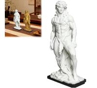 The Hung in Gold Male Sculpture, Funny Male Sculpture, Classical Art Statue, Elegant Home Office Shelf Decoration, Unique Housewarming Gifts