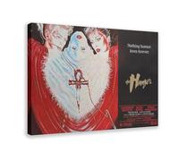 The Hunger - Ein Original Vintage Filmplakat Zu Tony Scotts Erotic Vampire Romance Mit David Bowie, Catherine Deneuve Und Susan Sarandon Canvas Poster Wall Art Decor Print Picture Paintings for Living