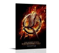 The Hunger Games Catching Fire Poster Decorative Painting Canvas Mural Is Bright And Beautiful, Suitable for Office Bedroom Decorative Painting to Create The Right AtmosphereFrame-style16x24inch(40x60