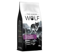 THE HUNGER OF THE WOLF Dry Dog Food for Puppy and Junior with Lamb and Rice All Breeds, Delicate Formula, 3 kg