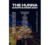 The Hunna European Tour 2024 A3 Print Poster Wall Art Home Decor Album Gift Present Photo Living Room Dining Room Bedroom Unframed Concert Tour Gig Arena