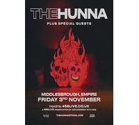 The Hunna Middlesbrough 2025 A3 Print Poster Wall Art Home Decor Album Gift Present Photo Living Room Dining Room Bedroom Unframed Concert Tour Gig Arena Event