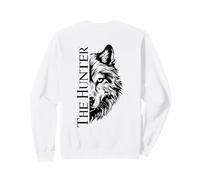 The Hunter Wolf Wild Spirit Backprint Sweatshirt