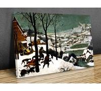 The Hunters in the Snow by Pieter Bruegel the Elder,canvas print home decor wall art print, mounted canvas print ready to hang (40x26in(101cmx66cm))