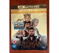 The Huntsman: Winter's War (4K ULTRA HD + Blu-ray) Brand New Sealed