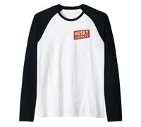 The Husky Sleigh Co Classic Christmas Vintage Raglan Baseball Tee