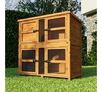 4ft Chartwell Double Luxury Rabbit Guinea Pig Hutch