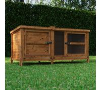 The Hutch Company 5ft Chartwell Single Tier Outdoor Rabbit Hutch | XL Wooden Pet House For Small Pet Rabbits or Guinea Pigs | The Tallest and Deepest 5ft Single Pet Cage on Amazon