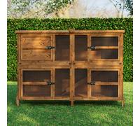 The Hutch Company 6Ft Chartwell Double Rabbit Guinea Pig Hutch Extra Deep And High Ceilings