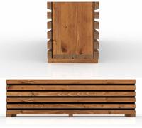 The Hutch Company Sussex Planters (3Ft Tan Slatted)