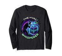 The HVAC Whisperer AC Service Repair Technician Long Sleeve T-Shirt