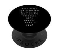 The Hypnotist Is Here Funny PopSockets Adhesive PopGrip