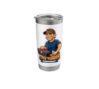 The I Fix Things Eventually Mechanic Humor Stainless Steel Insulated Tumbler
