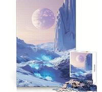 The Ice Planet 1000 Piece Jigsaw Puzzles for Adults Jigsaw Memory Lift Slow Enjoy Image Assembly Creative Gift (38x52cm)