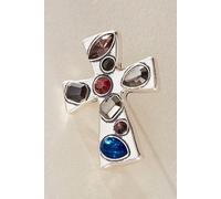 The Iconic Brooch at Free People in Gold Cross - female