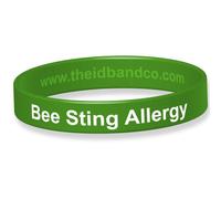 The ID Band Company Alert! Bee Sting Allergy Silicone Wristband