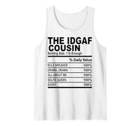 The IDGAF Cousin Funny Cousins Men Women Family Reunion Tank Top