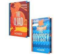 The Iliad & The Odyssey by Homer 2 Books Collection Set | Deluxe Hardback Sprayed Edge Edition | Complete Gr pic Classics