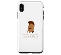 The Iliad Trojan War - Archaic Greek Quote - Motivational Case for iPhone XS Max