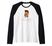 The Iliad Trojan War - Archaic Greek Quote - Motivational Raglan Baseball Tee