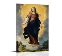 The Immaculate Conception Poster Decorative Painting Canvas Wall Art Living Room Poster Bedroom Painting Wall Art Picture Print Modern Family Room Decor 24 x 36 inches (60 x 90 cm)