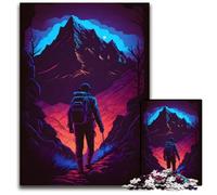 The Impossible Mountain Puzzles for 1000 Piece Jigsaw Puzzles for Adults Family Activity, Brain Teaser, Home Decor, 26X38CM/10.23x14.96inch