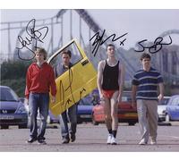 The Inbetweeners Cast Autograph Signed A4 Photo Print