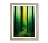The Incredible Forest Framed Print | A2 Oak Framed Wall Art | Ready to Hang | Modern Landscape Picture | Living Room Bedroom Lounge Office