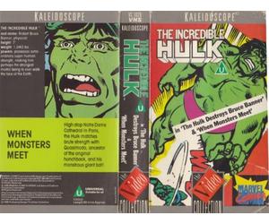 The Incredible Hulk - Hulk Destroys Bruce Banner / When Monsters Meet (Video Tape/PAL)