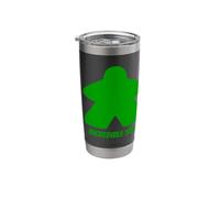 The Incredible Sulk Green Meeple Board Game Piece Stainless Steel Insulated Tumbler