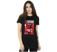 The Incredibles Collage Cotton Boyfriend T-Shirt Disney Black XXXL