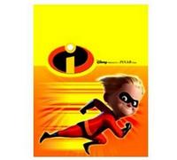 The Incredibles Dash Party Table Cover Yellow/red (One Size)